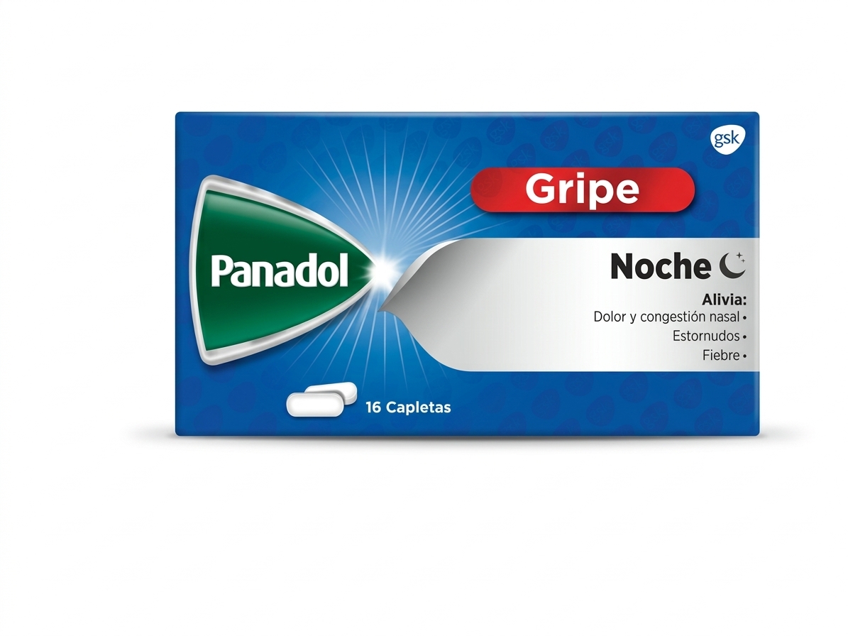 Panadol Gripe Noche 16Tab