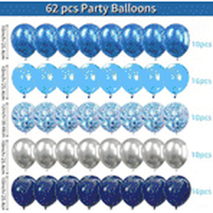 62 Blue Balloons, Suitabl...