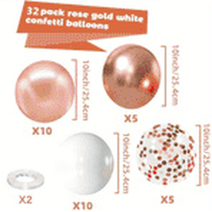 A Set of 32 Latex Balloon...