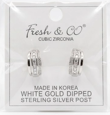 ARETES PLATEADOS