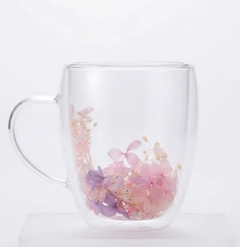 taza de vidrio